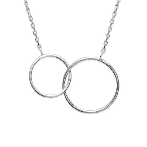 DOUBLE HOOP NECKLACE