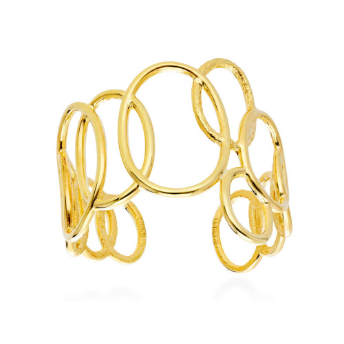 GOLD PLATED SILVER AIX BRACELET