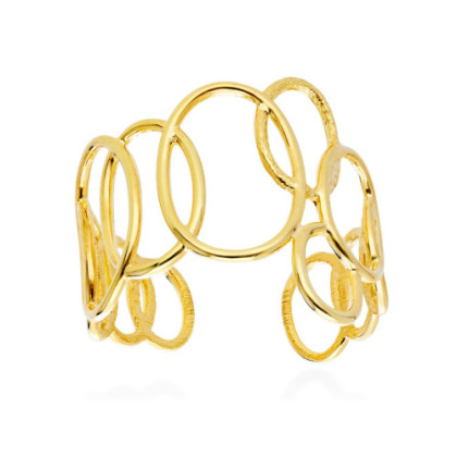 GOLD PLATED SILVER AIX BRACELET