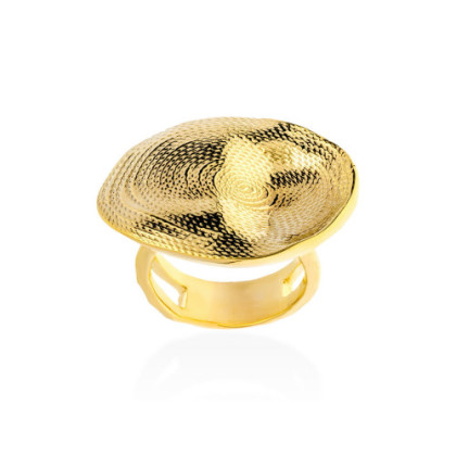 RING ST. TROPEZ SILVER GILT RING