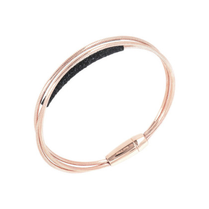 PULSERA DNA SPRING, NEGRO