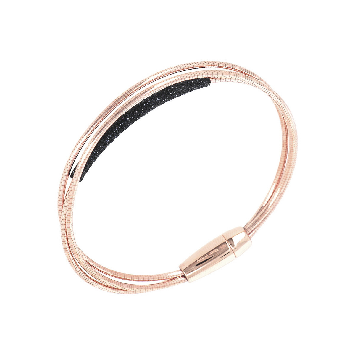 PULSERA DNA SPRING, NEGRO