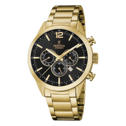 RELOJ DE HOMBRE FESTINA TIMELESS CHRONOGRAPH CON ESFERA NEGRA