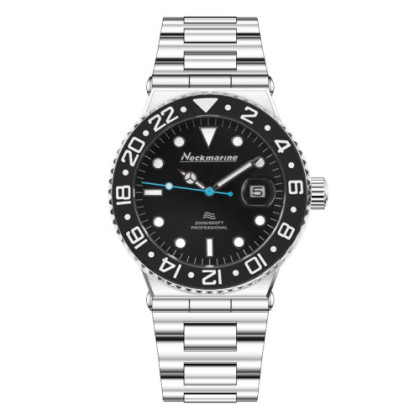 WOMEN'S STAINLESS STEEL AUTOMATIC WATCH - BLACK