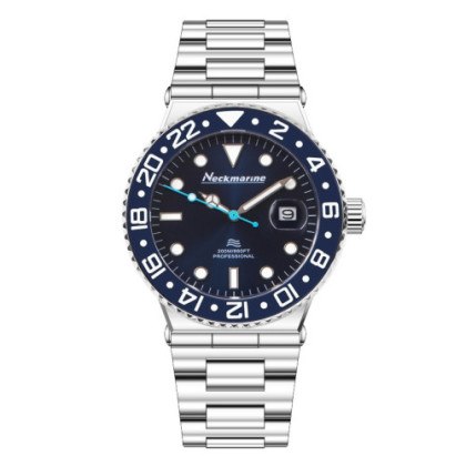 WOMEN'S STAINLESS STEEL AUTOMATIC WATCH IN BLUE